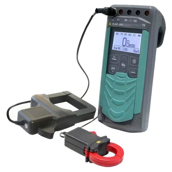 Измеритель сопротивления Радио-Сервис ИС-20/1 с клещами 40+80 мм с поверкой