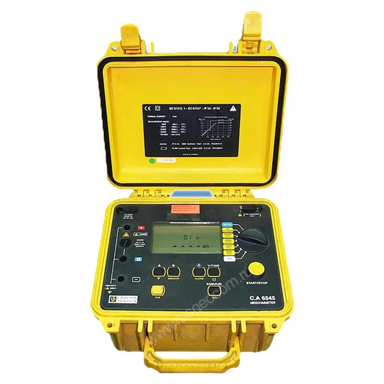 Измеритель сопротивления изоляции Chauvin Arnoux C.A 6545