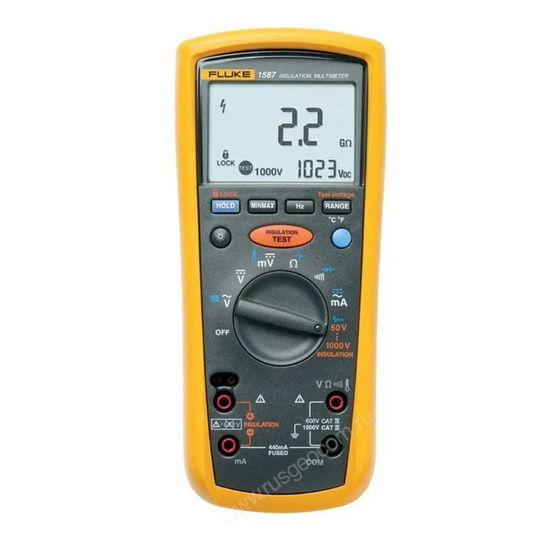 Комплект Fluke 1587KIT/62MAX+ - мультиметр-мегомметр c функцией беспроводной связи + токовые клещи + инфракрасный термометр