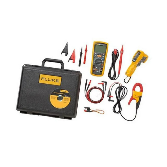 Комплект Fluke 1587KIT/62MAX+ - мультиметр-мегомметр c функцией беспроводной связи + токовые клещи + инфракрасный термометр