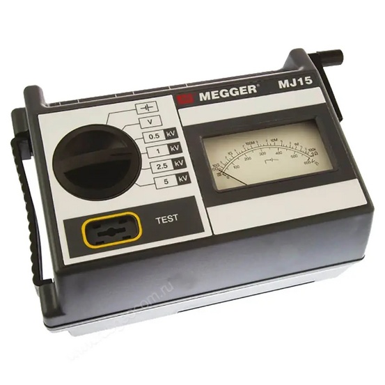 Тестер сопротивления изоляции Megger MJ15