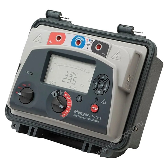 Тестер сопротивления изоляции Megger MIT515