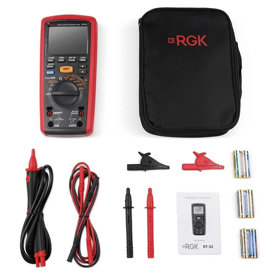 Цифровой мегаомметр RGK RT-32