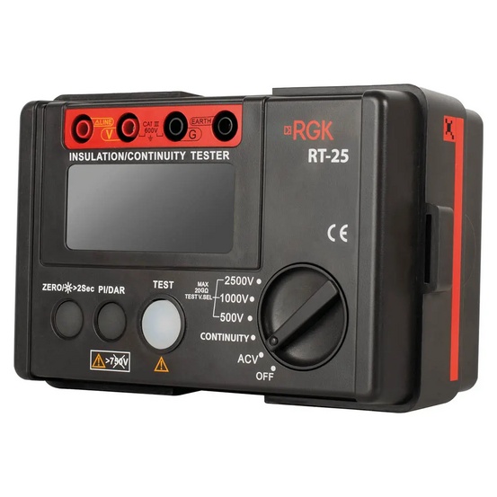 Цифровой мегаомметр RGK RT-25