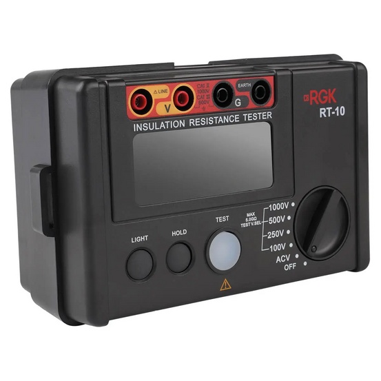 Цифровой мегаомметр RGK RT-10