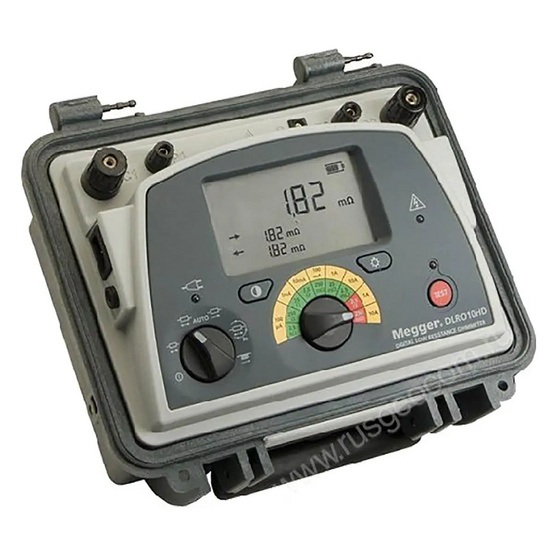 Микроомметр Megger DLRO10HD с зажимами