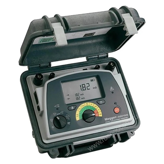 Микроомметр Megger DLRO10HD с зажимами