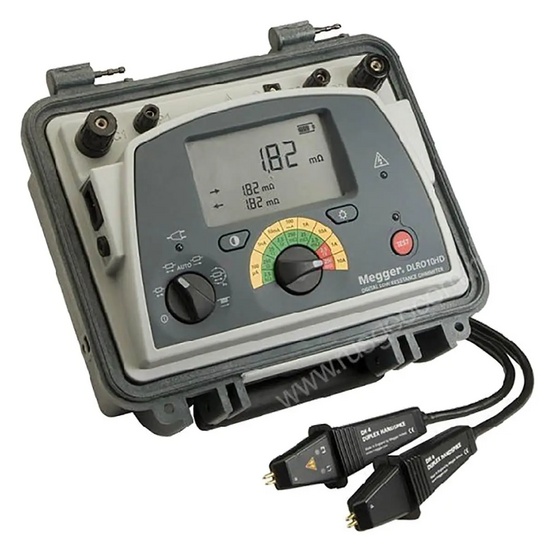 Микроомметр Megger DLRO10HD с измерительными щупами
