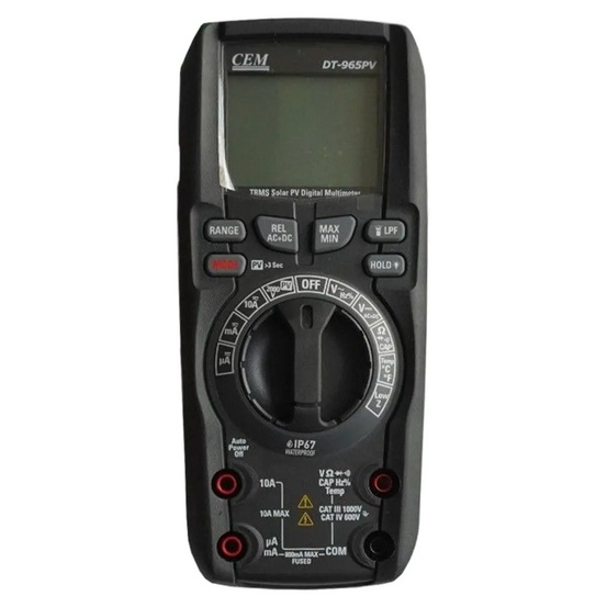 Цифровой мультиметр с функцией проверки солнечных батарей CEM DT-965PV