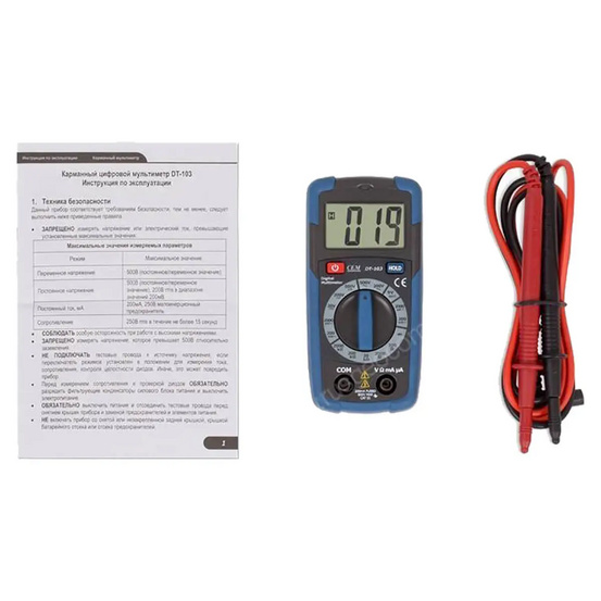 Малогабаритный мультиметр CEM DT-103