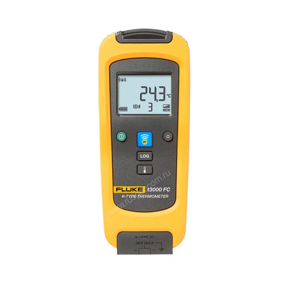 Комплект - мультиметр с токовыми клещами и цифровым термометром Fluke FLK-3000FC HVAC