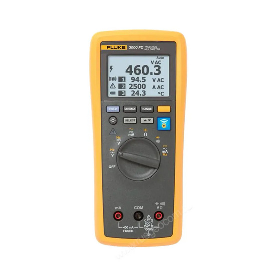 Комплект - мультиметр с токовыми клещами и цифровым термометром Fluke FLK-3000FC HVAC