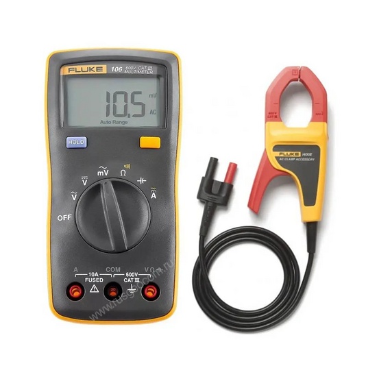 Комплект - мультиметр Fluke 106 с токовыми клещами Fluke I400E ERTA