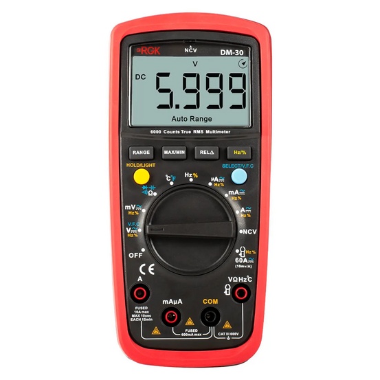 Мультиметр RGK DM-30 с поверкой