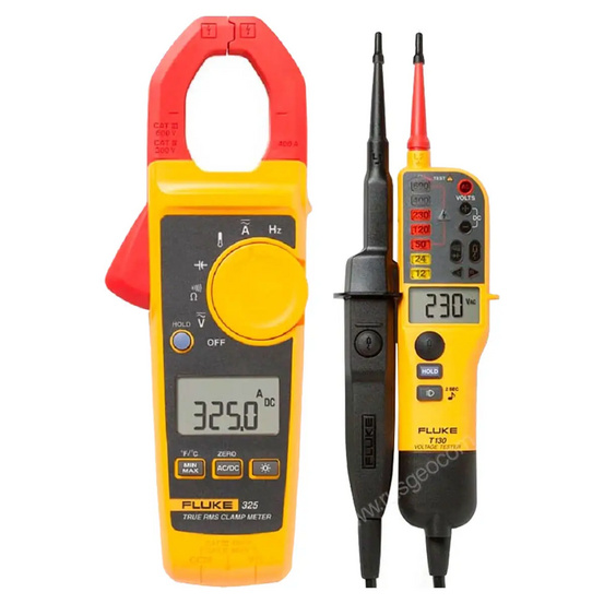 Комплект Fluke 325/T130 - токовые клещи Fluke 325 и двухполюсный тестер напряжения Fluke T130