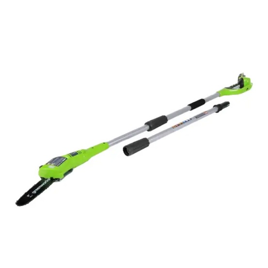 Аккумуляторный высоторез сучкорез Greenworks G24PS20 24V (20 см) без АКБ и ЗУ