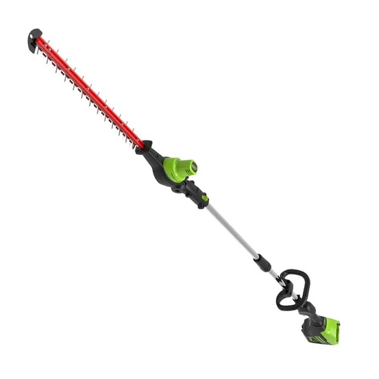 Аккумуляторный кусторез штанговый Greenworks GD60PHT61 бесщеточный 60V (51 см) без АКБ и ЗУ