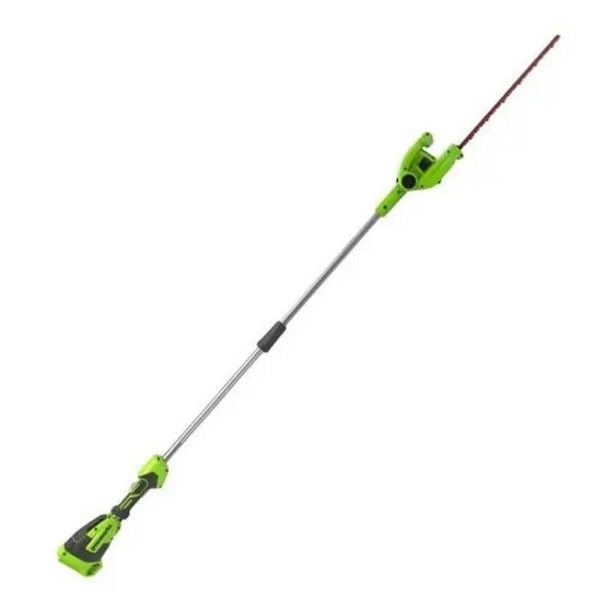 Кусторез штанговый аккумуляторный Greenworks G40PHAK4 40V, 51см, с АКБ 4 А/ч и ЗУ