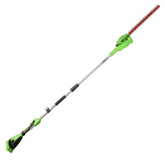 Кусторез штанговый аккумуляторный Greenworks G40PHAK2 40V, 51см, с АКБ 2 А/ч и ЗУ