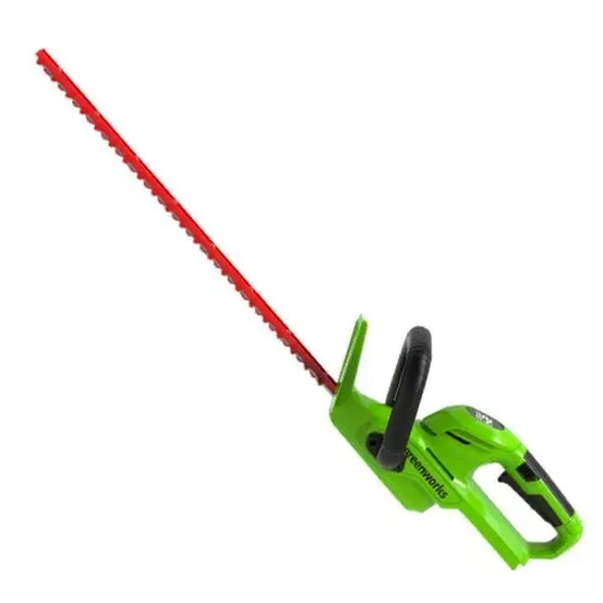 Кусторез аккумуляторный Greenworks G24HT56K4U, 24V, 56 см, c АКБ 4 А/ч с USB и ЗУ
