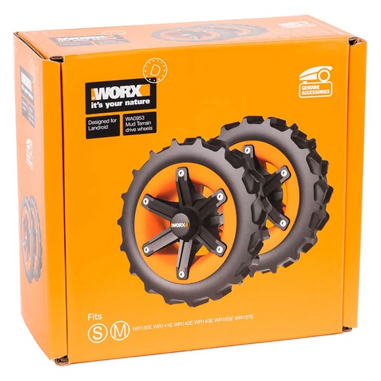 Комплект колес повышенной проходимости V-образный протектор для WORX Landroid