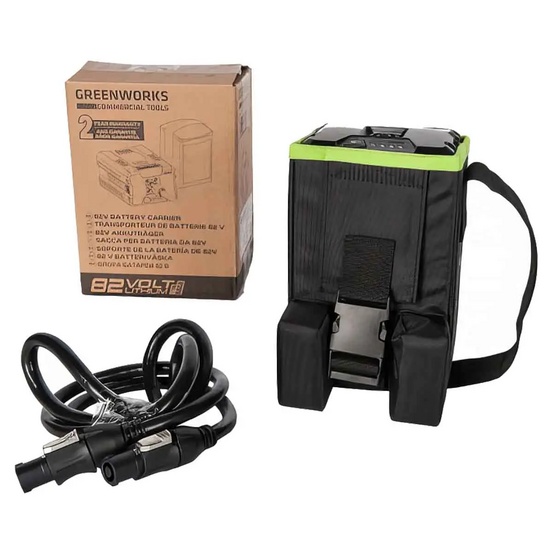Поясной держатель с переходником для зарядки аккумуляторов Greenworks G82BC 82V
