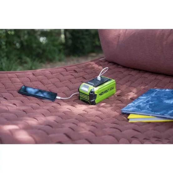 Аккумулятор Greenworks G40USB2 40V 2 А.ч с USB разъемом