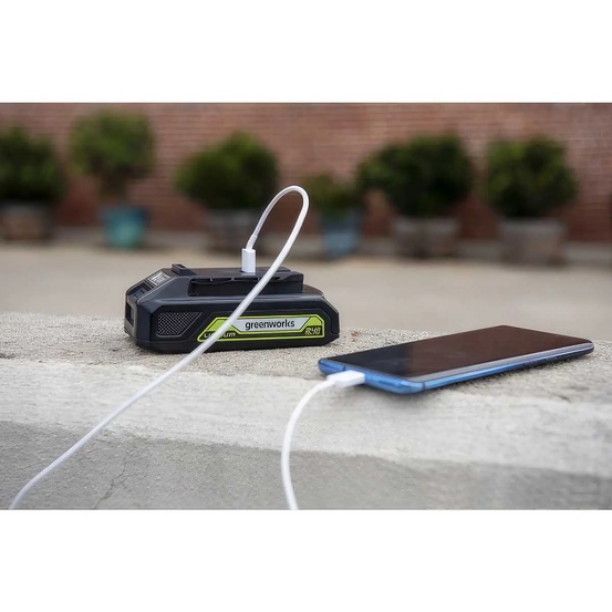 Аккумулятор Greenworks G24USB2 24V 2 А.ч с USB разъемом