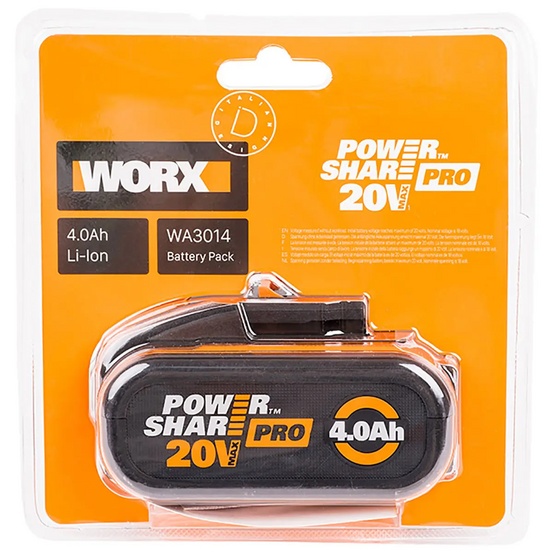 Аккумулятор WORX WA3014 20В 4,0 Ач