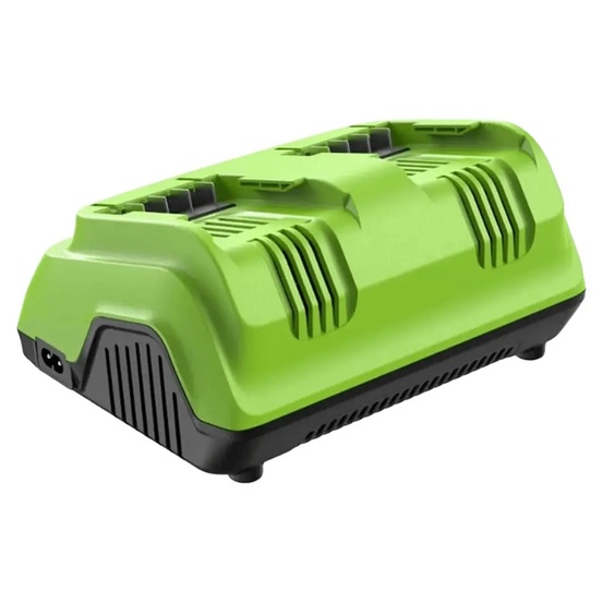 Ультрабыстрое двойное зарядное устройство Greenworks G24X2C8 24V 8A