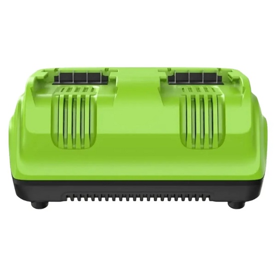 Ультрабыстрое двойное зарядное устройство Greenworks G24X2C8 24V 8A