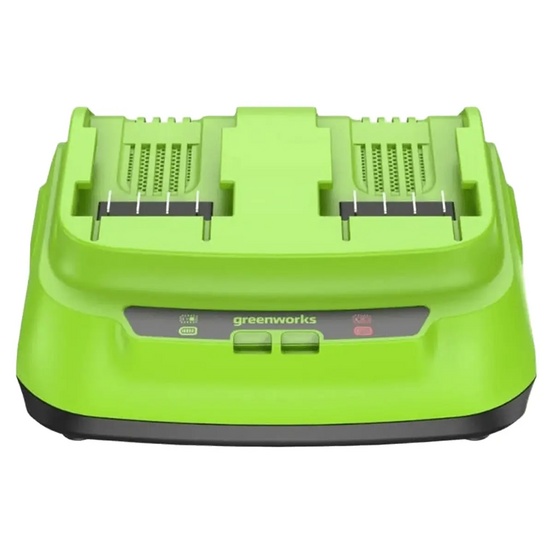 Ультрабыстрое двойное зарядное устройство Greenworks G24X2C8 24V 8A