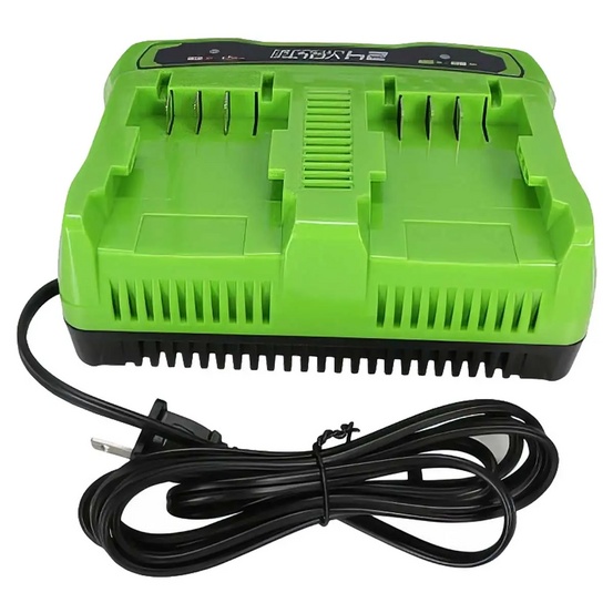 Зарядное устройство для 2-х аккумуляторов Greenworks G24X2UC2 24V