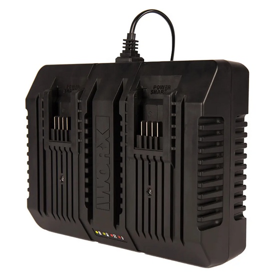 Двойное зарядное устройство WORX WA3883 20В 2*2A