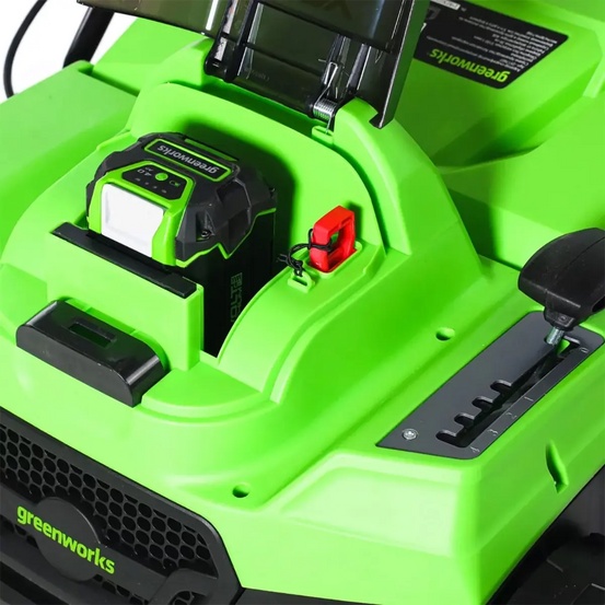 Аэратор-скарификатор аккумуляторный Greenworks GD40SC38II 40V, с АКБ 8 Ач + ЗУ 5А быстрое