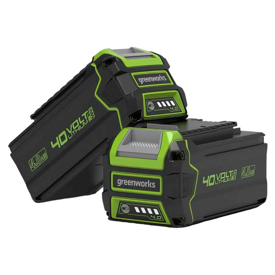 Аэратор-скарификатор аккумуляторный Greenworks GD40SC38II 40V, с АКБ 4 Ач + ЗУ 4А двойное