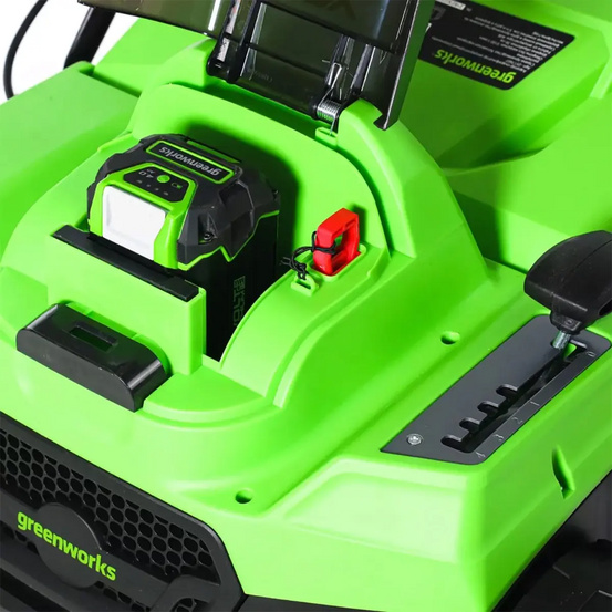 Аэратор-скарификатор аккумуляторный Greenworks GD40SC38II 40V, с АКБ 4 Ач с USB + ЗУ 4А двойное