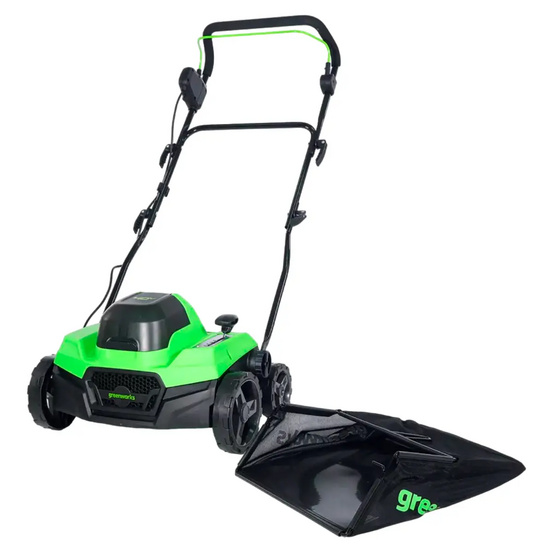 Аэратор-скарификатор аккумуляторный Greenworks GD40SC38II 40V, с АКБ 2 Ач + ЗУ 5А быстрое