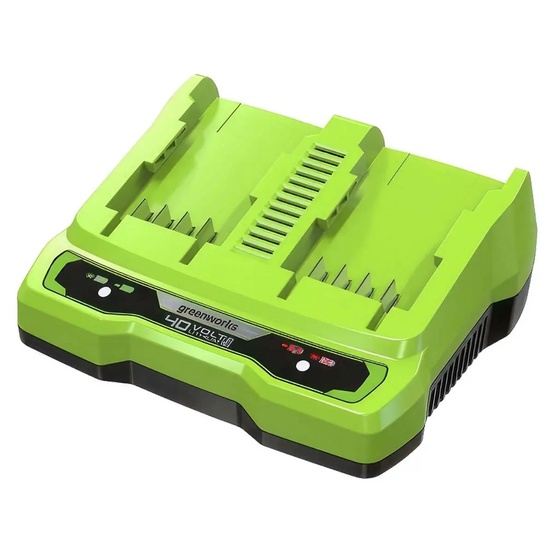 Воздуходувка аккумуляторная ранцевая Greenworks GD40BPG2 40V (281 км/ч) бесщеточная с АКБ 8 Ач + ЗУ 4А двойное