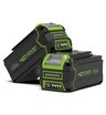 Воздуходувка аккумуляторная ранцевая Greenworks GD40BPG2 40V (281 км/ч) бесщеточная с АКБ 4 Ач + ЗУ 4А двойное