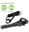 Воздуходув аккумуляторный Greenworks GD82ABII 82v (225 км/ч) бесщеточный с АКБ 2.5 Ач + ЗУ 8А быстрое