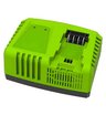 Воздуходувка аккумуляторная Greenworks GD40BG3 40V (306 км/ч) с АКБ 5 Ач + ЗУ 5А быстрое
