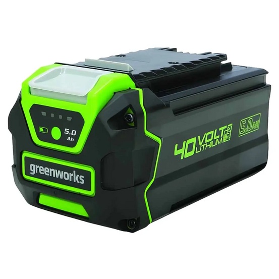 Воздуходувка аккумуляторная Greenworks GD40BG3 40V (306 км/ч) с АКБ 5 Ач + ЗУ 4А двойное