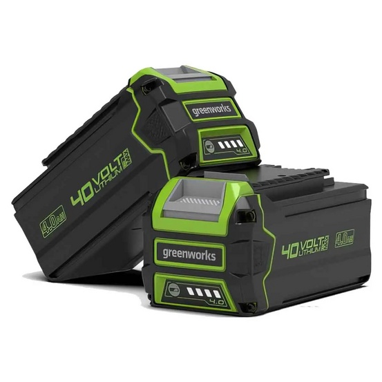 Воздуходувка аккумуляторная Greenworks GD40BG3 40V (306 км/ч) с АКБ 4 Ач + ЗУ 4А двойное