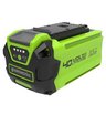 Воздуходувка аккумуляторная Greenworks G40AB 40V (177 км/ч) с АКБ 2 Ач с USB + ЗУ 2А