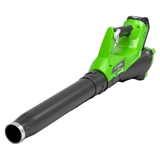 Воздуходувка аккумуляторная Greenworks G40AB 40V (177 км/ч) с АКБ 2 Ач с USB + ЗУ 2А