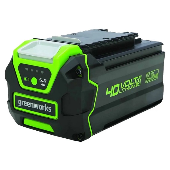 Воздуходувка аккумуляторная Greenworks G40AB 40V (177 км/ч) с АКБ 5 Ач + ЗУ 5А быстро