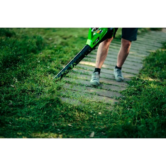 Воздуходувка аккумуляторная Greenworks G40AB 40V (177 км/ч) с АКБ 4 Ач с USB + ЗУ 5А быстрое