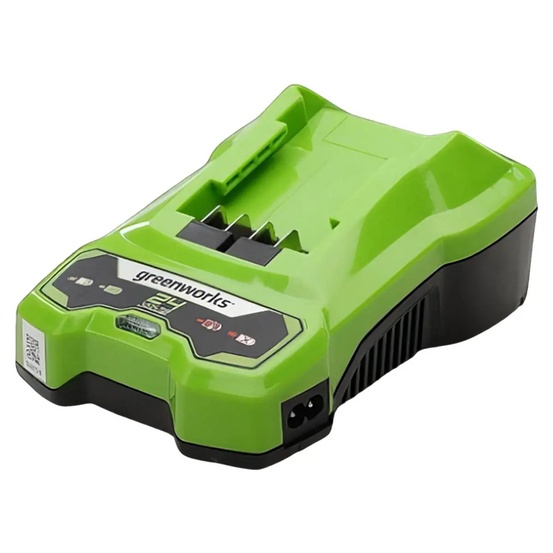 Воздуходувка аккумуляторная Greenworks G24AB 24V (145 км/ч) с АКБ 2 Ач с USB + ЗУ 4А быстрое