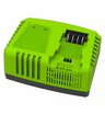 Воздуходув-пылесос Greenworks GD40BV 40V (370 км/ч) бесщеточный с АКБ 8 Ач + ЗУ 5А быстрое
